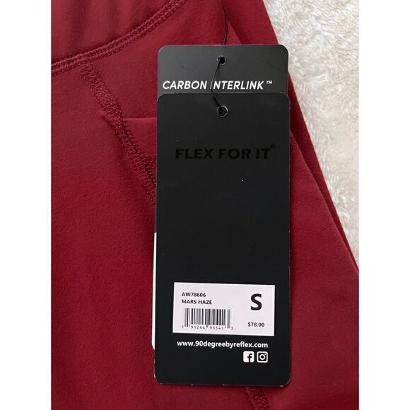 NWT 90 Degree by Reflex Leggings in Mars Haze - Picture 6 of 11